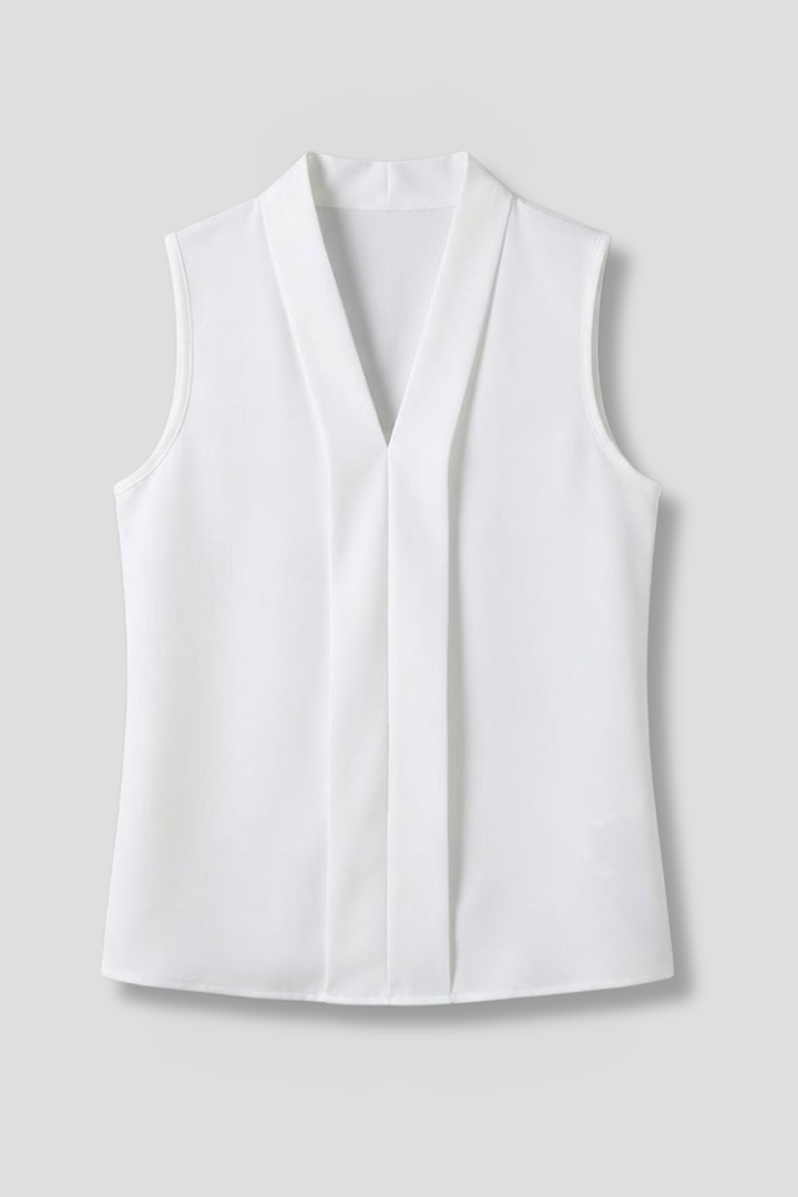 Women’s Sleeveless Top with Round Neckline | Audrey