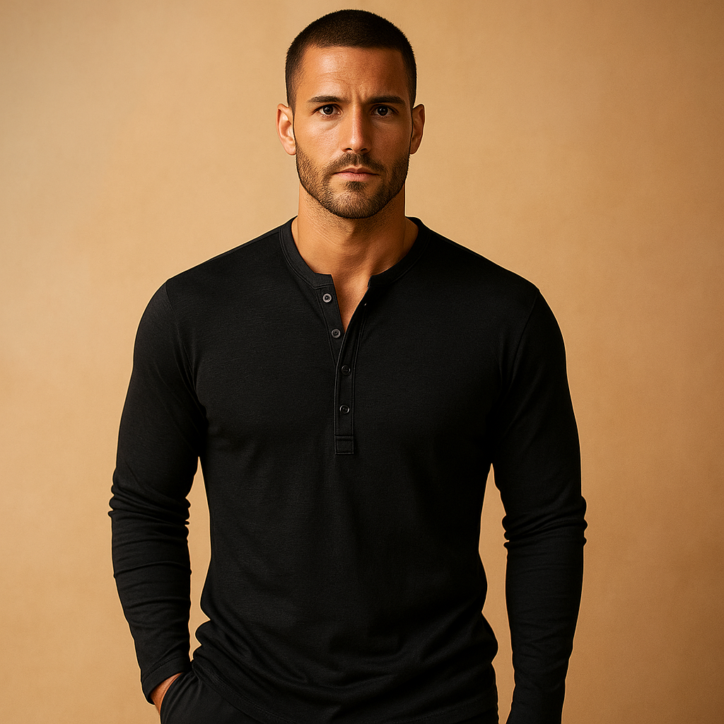 Men’s classic long sleeve shirt with a versatile fit and timeless design, suitable for casual wear, office days, and everyday styling.