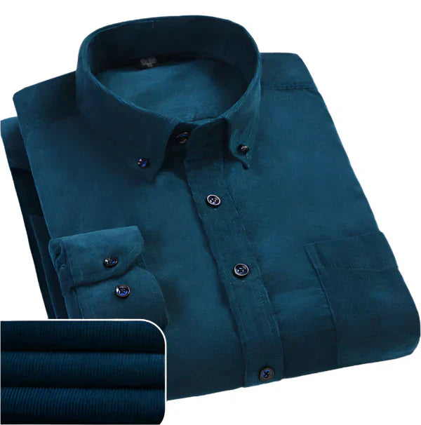 Men’s dress shirt with a structured collar, button closure, and slim fit, ideal for business meetings, office wear, formal events, and smart-casual occasions.
