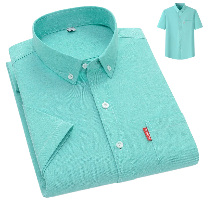 Men’s summer shirt with a button closure, relaxed fit, and classic design, ideal for vacations, beach days, outdoor gatherings, and casual summer wear.