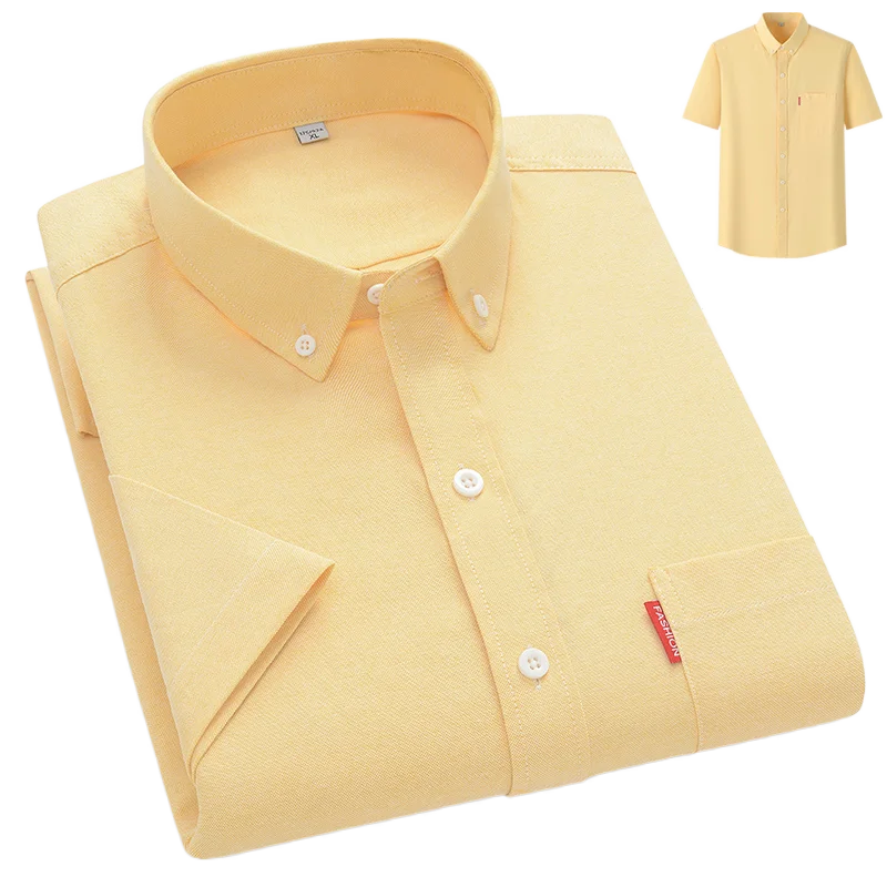 Men’s summer shirt with a button closure, relaxed fit, and classic design, ideal for vacations, beach days, outdoor gatherings, and casual summer wear.
