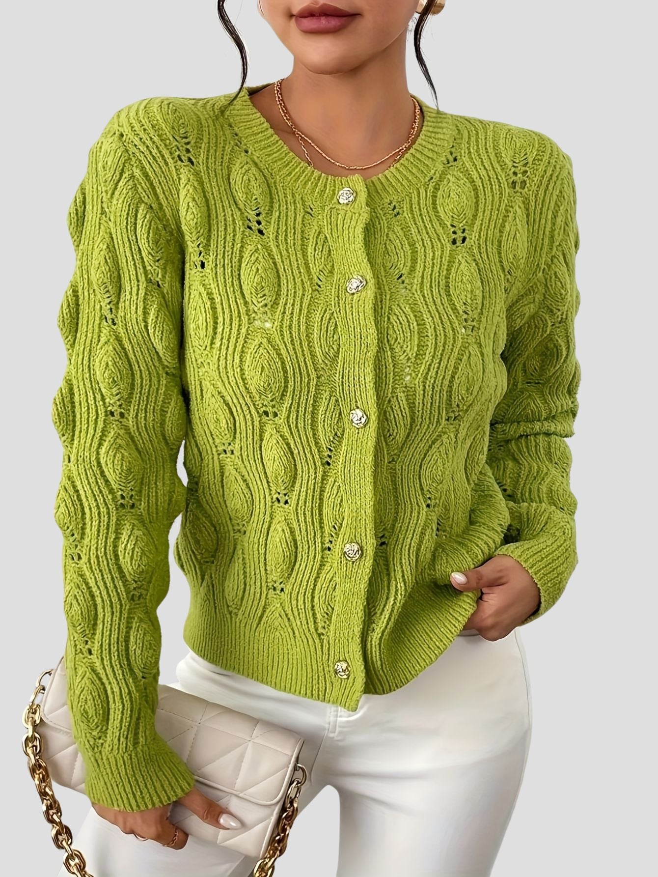 Elegant Button Cardigan