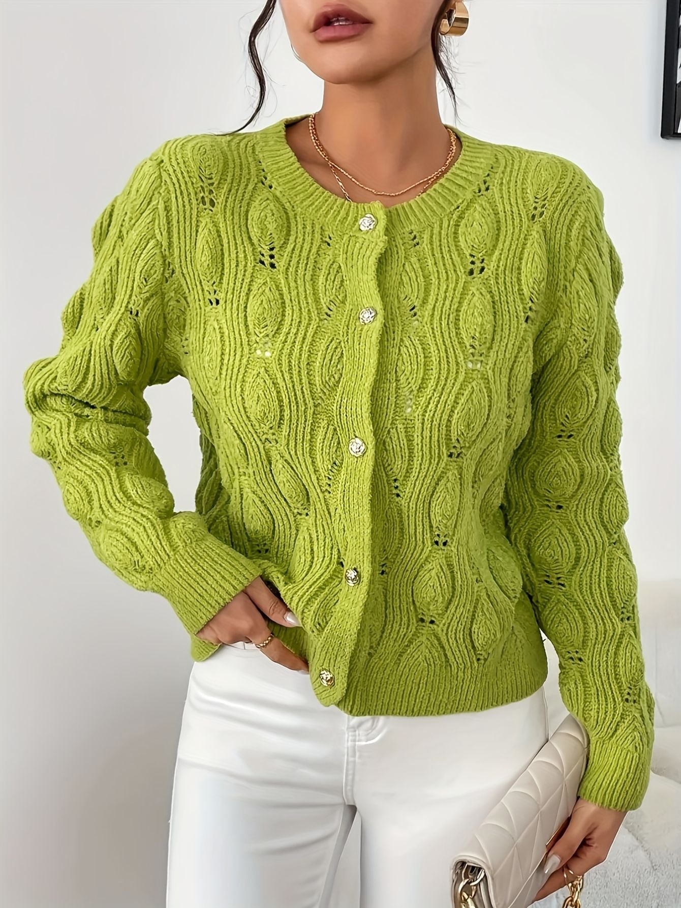 Elegant Button Cardigan