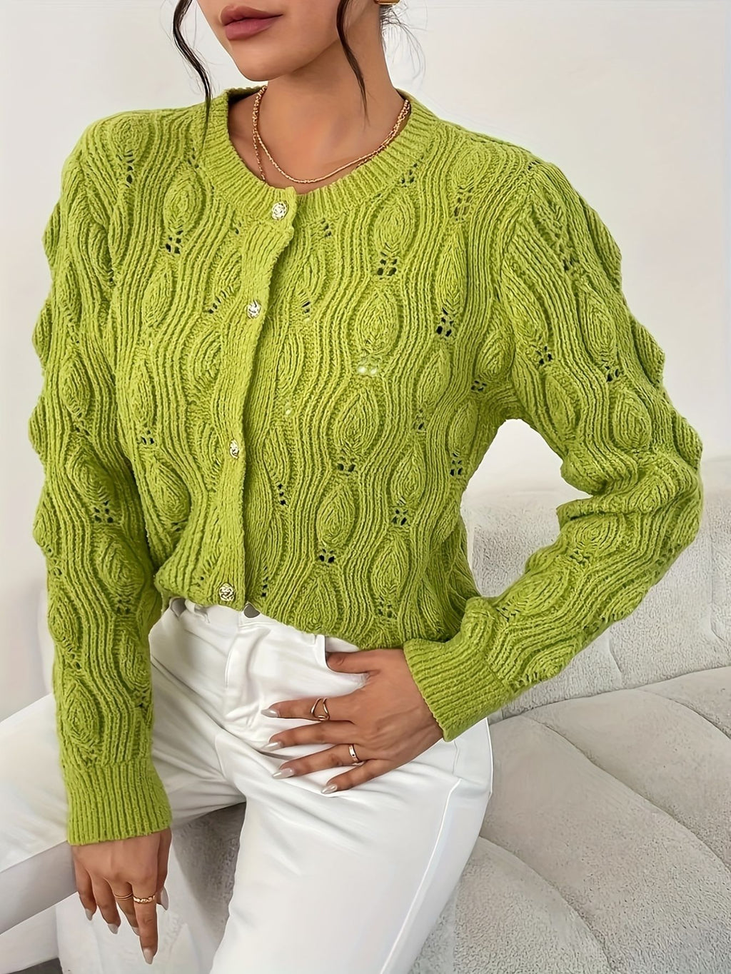 Elegant Button Cardigan