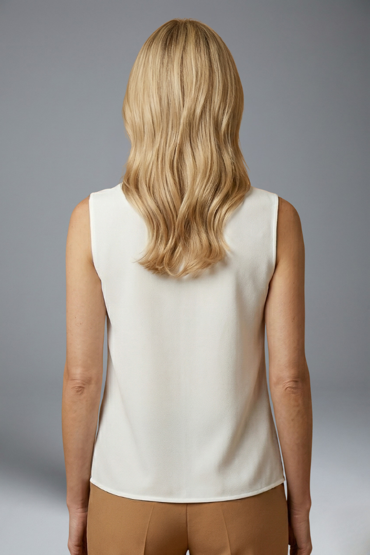 Women’s Sleeveless Top with Round Neckline | Audrey