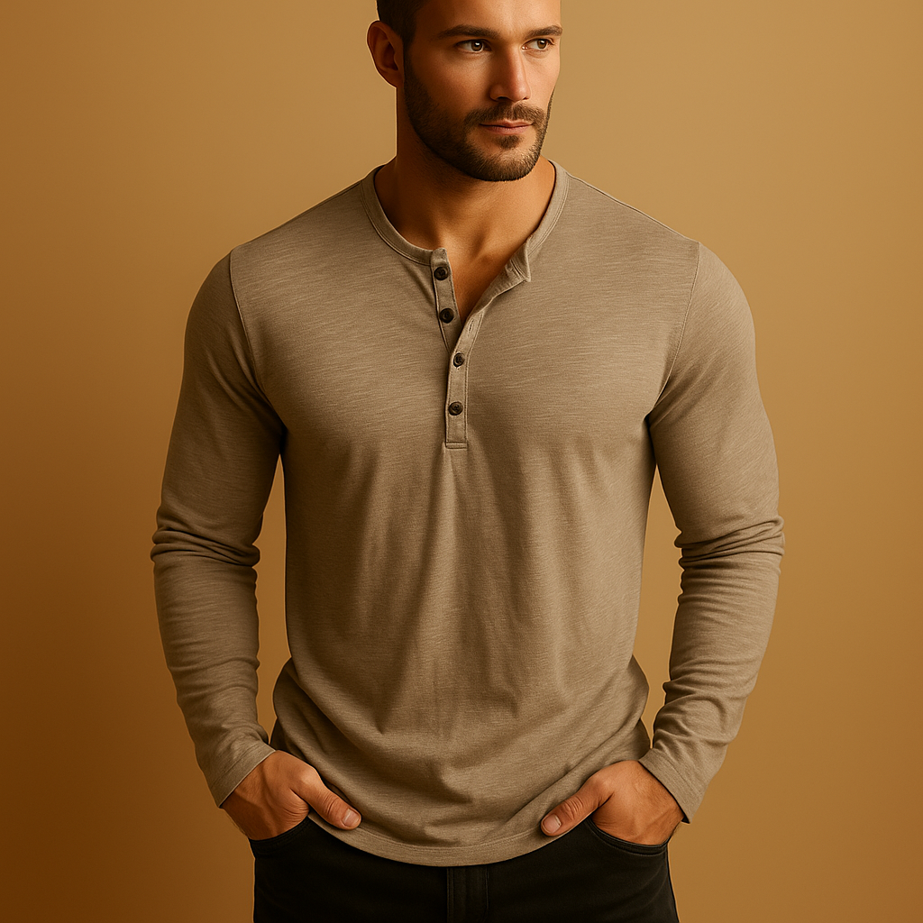 Men’s classic long sleeve shirt with a versatile fit and timeless design, suitable for casual wear, office days, and everyday styling.