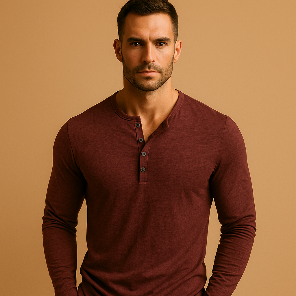 Men’s classic long sleeve shirt with a versatile fit and timeless design, suitable for casual wear, office days, and everyday styling.