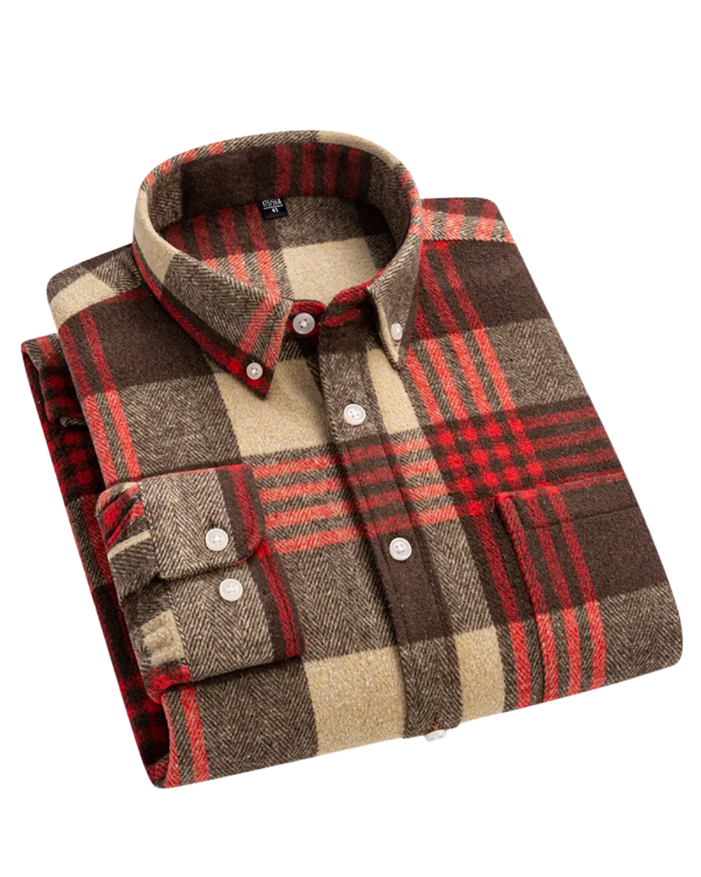 Men’s checked shirt with a button closure, relaxed fit, and classic check pattern, ideal for workdays, weekends, casual outings, and smart-casual wear.