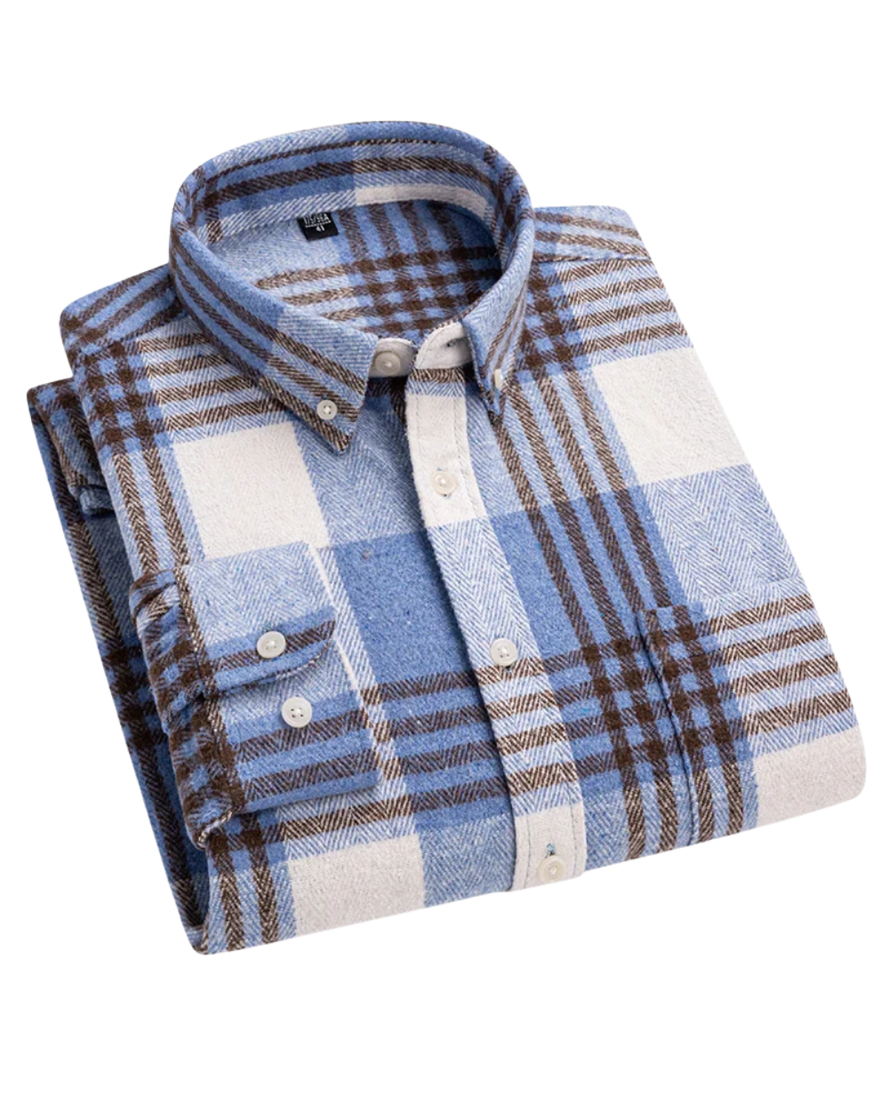 Men’s checked shirt with a button closure, relaxed fit, and classic check pattern, ideal for workdays, weekends, casual outings, and smart-casual wear.