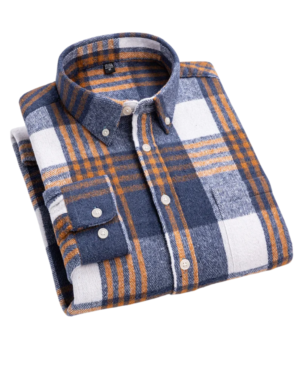 Men’s checked shirt with a button closure, relaxed fit, and classic check pattern, ideal for workdays, weekends, casual outings, and smart-casual wear.
