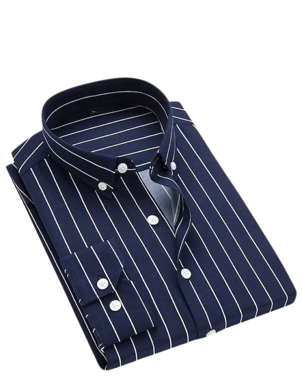 Men’s striped shirt with a slim fit, button closure, and classic striped pattern, ideal for summer outings, beach days, and casual wear.