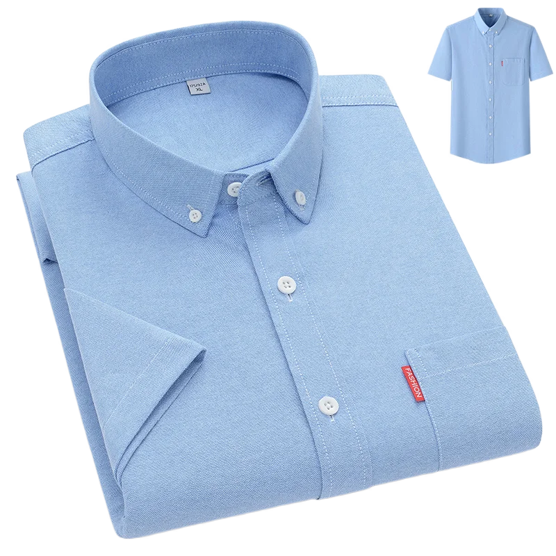 Men’s summer shirt with a button closure, relaxed fit, and classic design, ideal for vacations, beach days, outdoor gatherings, and casual summer wear.