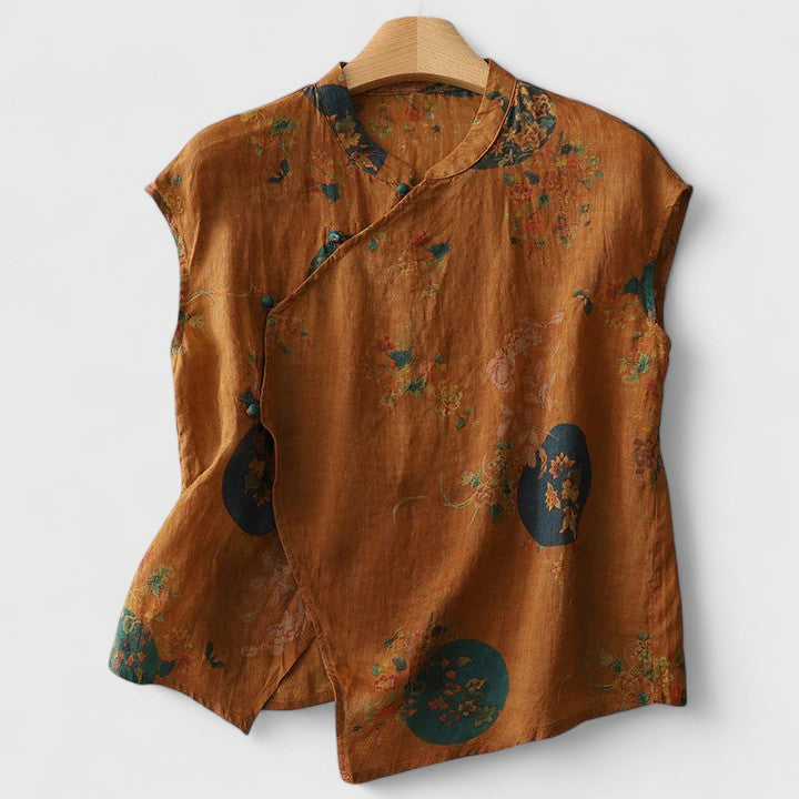 Women’s top with a relaxed fit and breathable design, ideal for casual outings, everyday wear, and layered seasonal styling.